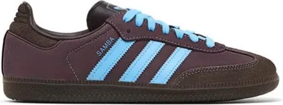 A single Adidas Samba shoe is shown from the side against a white background.