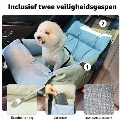 Obrázok produktu pre Prenosný psí autosedačka s odnímateľným vankúšom