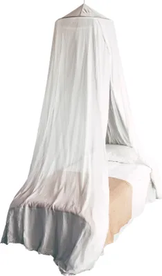 Obrázek produktu pro Deconet Bavlněná moskytiéra - Bangla Sunny Spring - Horní kroužek 65cm / 1250cm obvod BÍLÁ - 1-2 os.