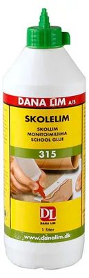 Produktbild von Creativ Company Schulkleber - weiße Bastelkleber 1 Liter für Papier
