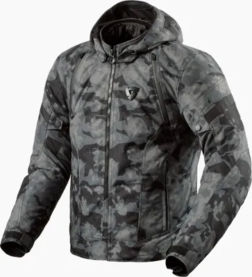 Produktbild von Revit Flare 3 H2O wasserdichte Motorrad Textiljacke, grau/camouflage, L