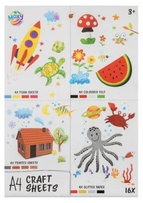Immagine prodotto di Set di carta per bricolage, 16 pezzi.