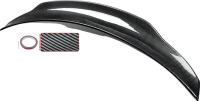 Produktbild von Hecksplitter Spoiler, Carbonfaser-Optik, Verbesserte Aerodynamik, Kohlenstofflook
