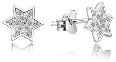 Produktbild von Silver star earrings AGUP2241