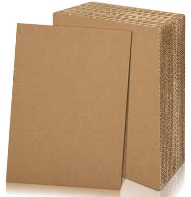 Zdjęcie produktu dla 20 arkuszy tektury falistej – brązowy papier kraft – format A3/A4 – grubość 1,8 mm – materiał do rękodzieła – opakowanie/wysyłka – karton do rękodzieła