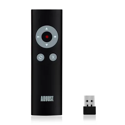Produktbild von USB PowerPoint Präsentation Fernsteuerung Laser Zeiger - August LP200
