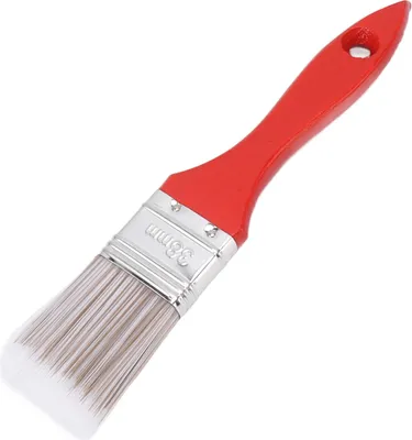 Image de Pinceau de décoration murale réutilisable Poignée en bois légère Pinceau de peinture angulaire pour meubles muraux