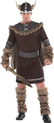 Immagine prodotto di Costume da guerriero vichingo, taglia:L