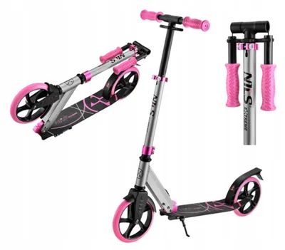 Produktbild von Nils Extreme HM127 Roller Rosa faltbar für Kinder Jugend