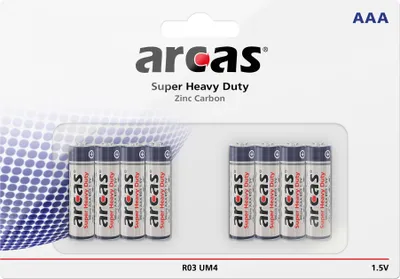 Produktbild von Arcas Batterien AAA 8 Stück Micro 1,5V R03