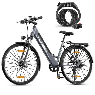 Produktbild von Qekud F26pro 26'' E-Bike, Trekkingrad e-City Fahrrad Qekud K26 mit 36V 13 Ah Lithium Batterie, 250W Motor mit APP