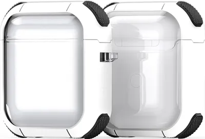 Produktbild von Mobigear Shockproof  Apple AirPods 2 Hardcase Hülle - Weiß