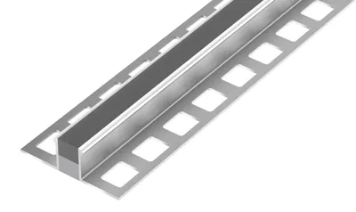 Obrázok produktu pre DL7/3 dilatačný spoj s 1/2Polyuretán+ 1/2 gumy, ACARA, hliníková tmavosivá RAL7045, 8 mm, 2,5 m