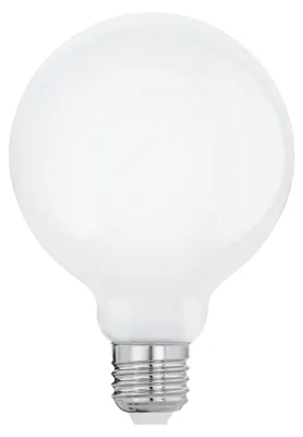 Image de Eglo LED Filament G95 Globe 9W = 75W E27 opal 1055lm blanc chaud 2700K