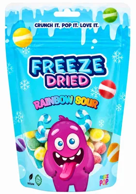 Produktbild von Freeze Pop Freeze Dried Rainbow Sour 50g