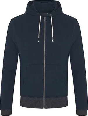Produktbild von Ecologie EA051 | Herren Okavango Zoody / 70 % Regenerierte Baumwolle - Farbe: Navy/Charcoal - Größe: XL