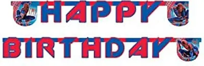 Produktbild von Procos Spiderman - 1 Happy Birthday Banner