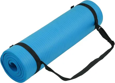 Produktbild von Rutschfeste NBR-Yogamatte, grün, mit Tragegurt