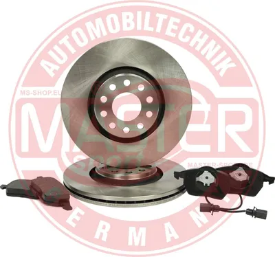 Produktbild von 2X Bremsscheiben + Bremsbeläge Vorne