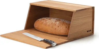 Immagine prodotto di Continenta Contenitore per il pane in rovere 40x26x18,5 cm in legno di rovere