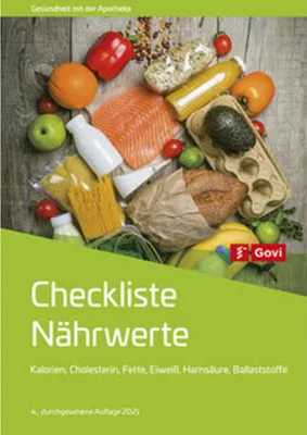 Produktbild von Checkliste Nährwerte