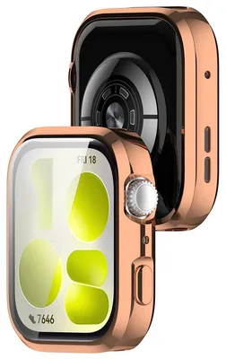 Produktbild von Schutzhülle für Huawei Watch Fit 5, Bizon Case Watch Felipe, Rosegold