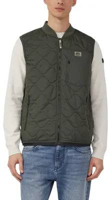 Productafbeelding van s.Oliver 2179949.7938.M, Heren, Olijfgroen, Vest, Volwassen, Vest, M