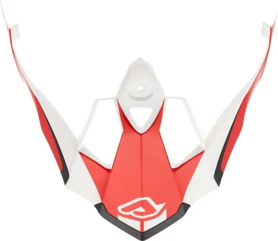 Imagen del producto de Visera blanca/roja para el casco REACTIVE 22-06 de ACERBIS