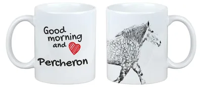 Image de Art-Dog Mug en céramique – Percheron