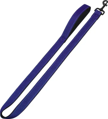 Produktbild von Nobby Leine Classic Reflect Soft blau/schwarz, Maße: 120 cm / 15 mm