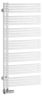Obrázek produktu pro Těleso koupelnové trubkové Kermi Diveo 940X450MM LEVÉ STŘED BÍLÁ DVN1A10004