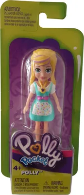 Immagine prodotto di Mattel GKL27 Polly Pocket bambola singola POLLY con vestito turchese e fiocco