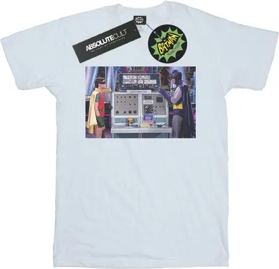 Produktbild von DC Comics - "Batman TV Series Batcomputer" T-Shirt für Herren BI16521 (M) (Weiß)