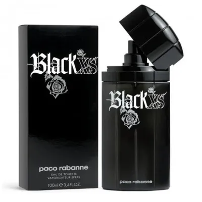 Zdjęcie produktu dla Rabanne Black Xs 100ml, Mężczyźni, 100 ml, Lemon, Cinnamon, Bursztyn, Paczula, Amber,Patchouli