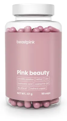 Produktbild von GymBeam - Pink Beauty - BeastPink, 90 Kapseln