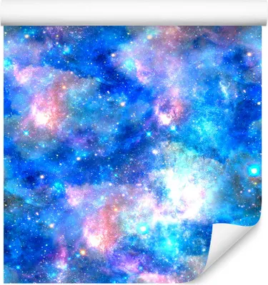 Produktbild von 10m VLIES TAPETE Rolle Kinderzimmer Kosmos Galaxie Sterne Magie Weltall XXL