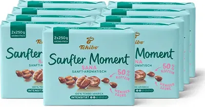 Produktbild von Tchibo - Sanfter Moment Sana Gemahlener kaffee - 9x 500g (2x 250g)