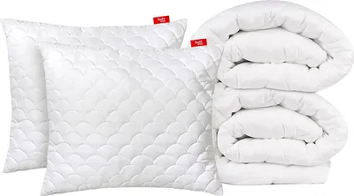 Produktbild von SOFTIMI | Bettwäsche-Set Premium 2x135x200 + 2x80x80 - Weiß - Hypoallergen - Anti-Milben