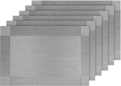 Produktbild von Set aus 6 Tischdecken, hergestellt aus antislip und waschbarer PVC-Material.