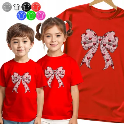 Produktbild von Kinder T-Shirt - KOKARDA CZERWOWA SERDUSZKA für Mädchen - S