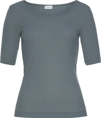 Produktbild von LASCANA Pyjamaoberteil rauchblau Größe 36/38