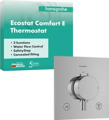 Zdjęcie produktu dla Hansgrohe Ecostat Comfort E bateria termostatyczna podtynkowa chrom