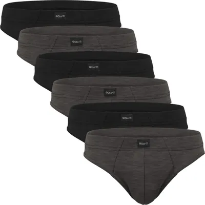 Produktbild von Gomati 6 Herren Jersey Slips - Stone-Black 6XL