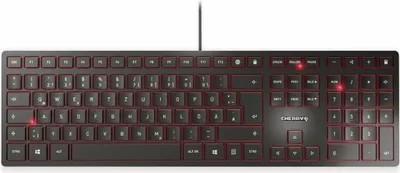 Produktbild von CHERRY TAS KC 6000 SLIM Corded DE-Layout schwarz