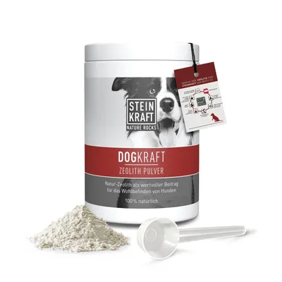 Produktbild von ZEOLITH Pulver für Hunde - DOGKRAFT von Steinkraft 450g
