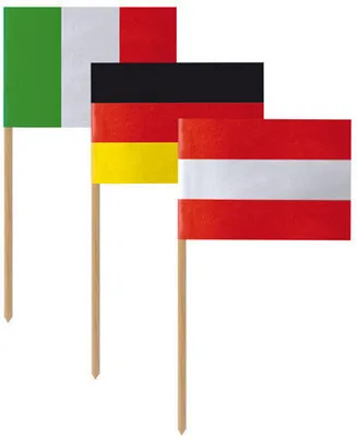 Produktbild von 500x Fahnenpicker "Gemischt" 6.8cm