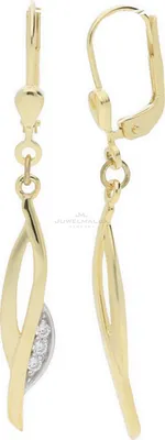 Produktbild von JuwelmaLux Ohrhänger 333 Gold mit Zirkonia JL20-06-0038