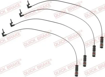Produktbild von 4x QUICK BRAKE WS 0118 A Warnkontakt Bremsbelagverschleiß 300mm passend für MERCEDES-BENZ UNIMOG MB-TRAC