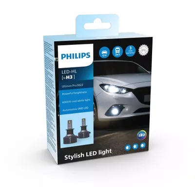 Immagine prodotto di Philips LED H3 Ultinon Pro3022 HL 2 pezzi