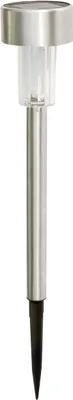 Produktbild von BLULAXA Solar LED-Gartenleuchte 51016, 6500K, IP44, stahlfarbig